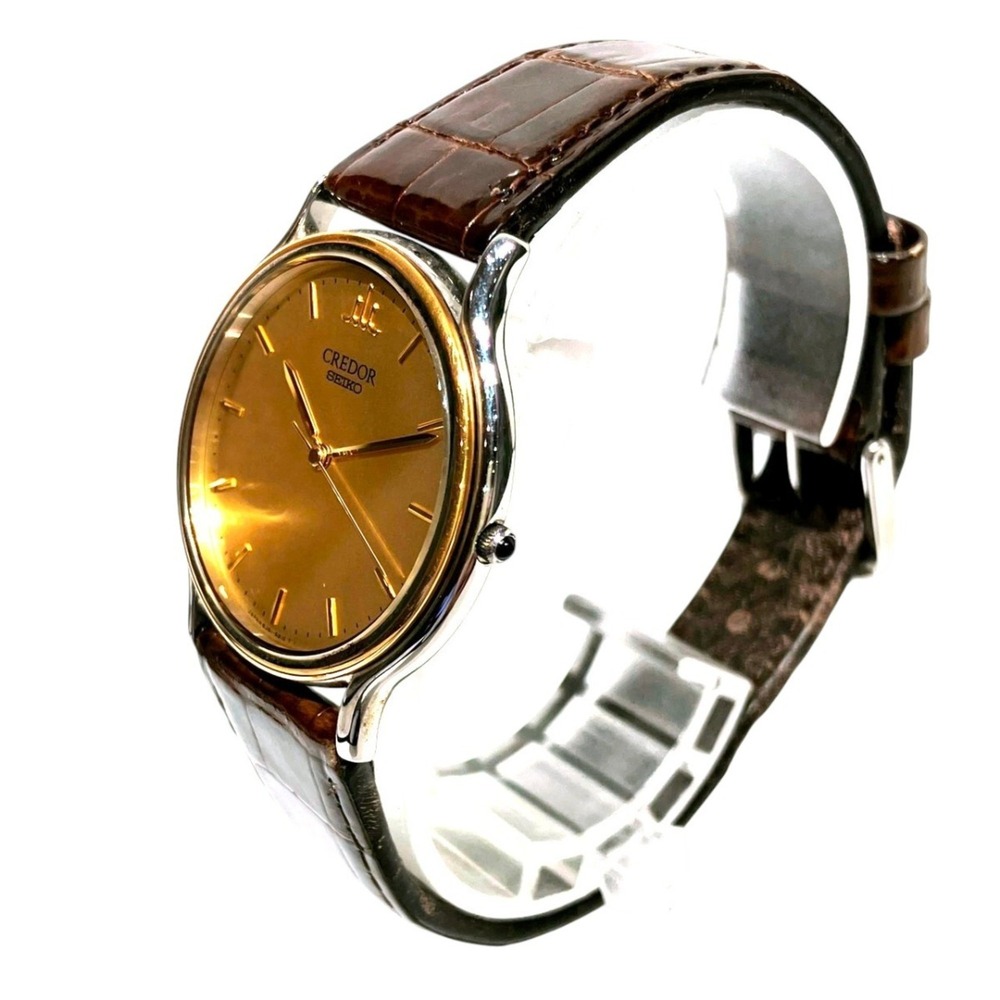 Seiko SEIKO wristwatch, total weight 23.2g, stainless steel x yellow gold lea... - Picture 2 of 9